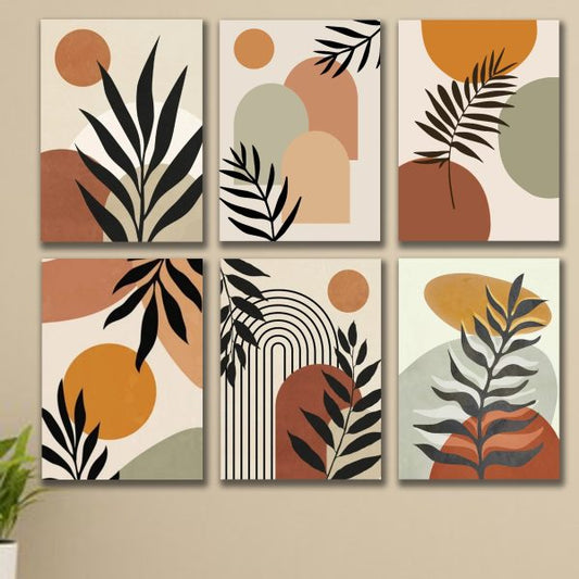 Abstract Art Wooden Canvas Frames-Set Of 6