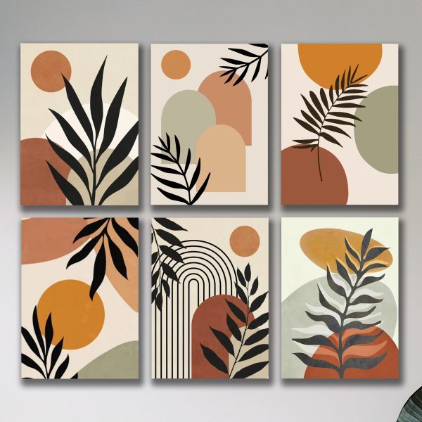 Abstract Art Wooden Canvas Frames-Set Of 6